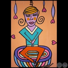  Yogging - Pintura de Virginia Rojas Holden - Año 2022